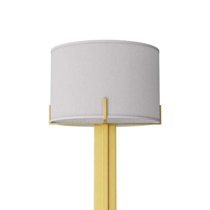 Arteriors PFC08-SH002 One Light Floor Lamp, Antique Brass