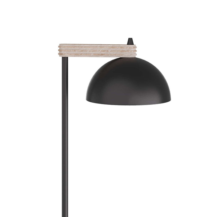 Arteriors PFI03 One Light Floor Lamp, Blackened Iron