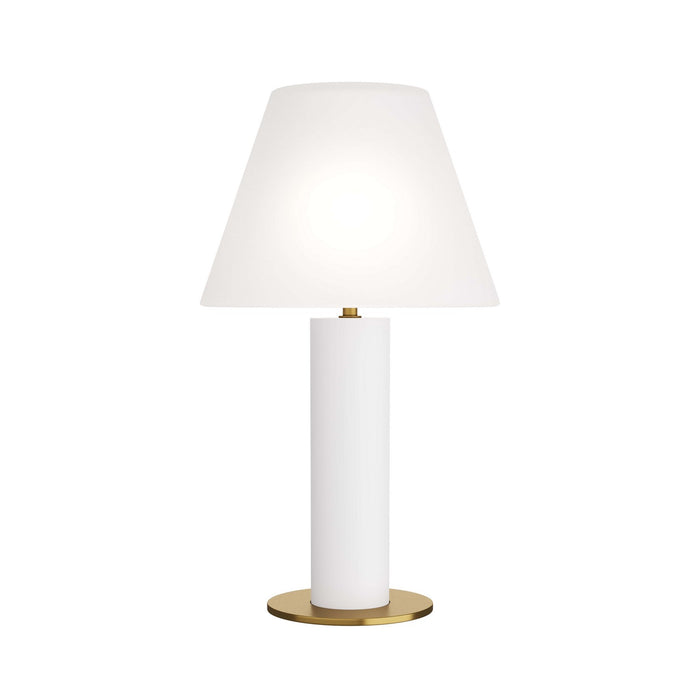 Arteriors PTC01 One Light Table Lamp, Opal