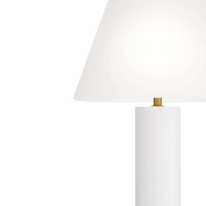 Arteriors PTC01 One Light Table Lamp, Opal