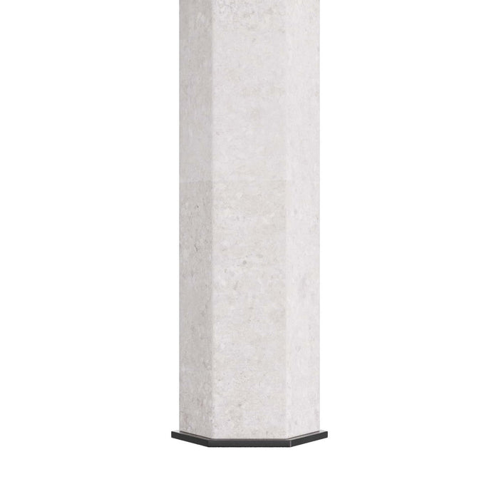 Arteriors PTC04-851 One Light Table Lamp, Ivory