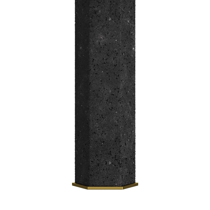 Arteriors PTC05-851 One Light Table Lamp, Charcoal
