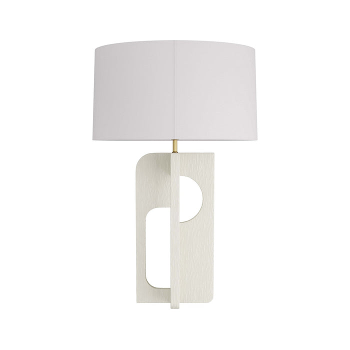 Arteriors PTC07-SH015 One Light Table Lamp, Matte Ivory