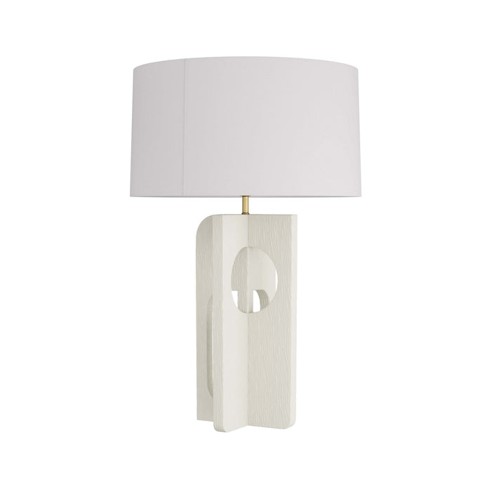 Arteriors PTC07-SH015 One Light Table Lamp, Matte Ivory