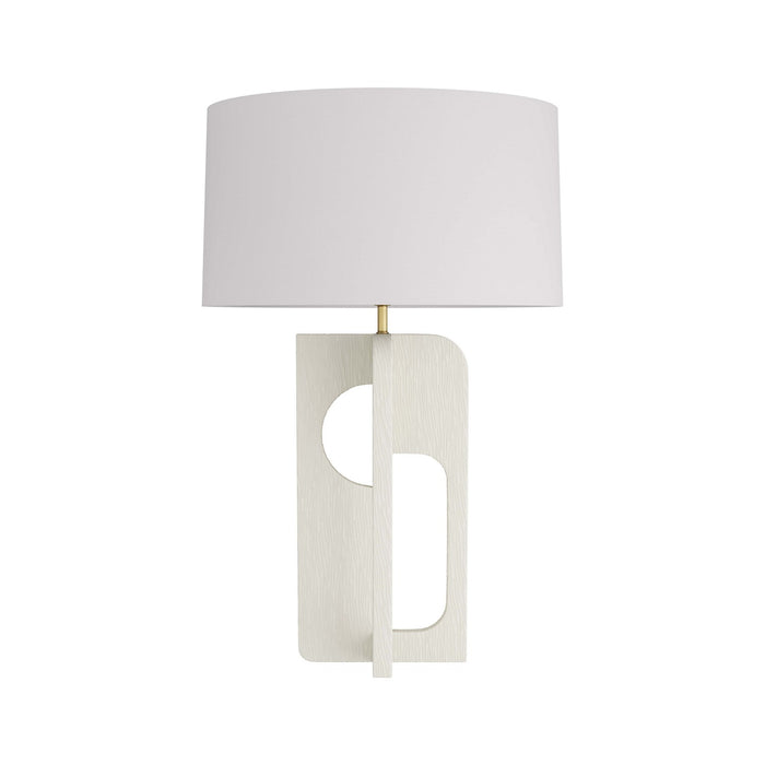 Arteriors PTC07-SH015 One Light Table Lamp, Matte Ivory