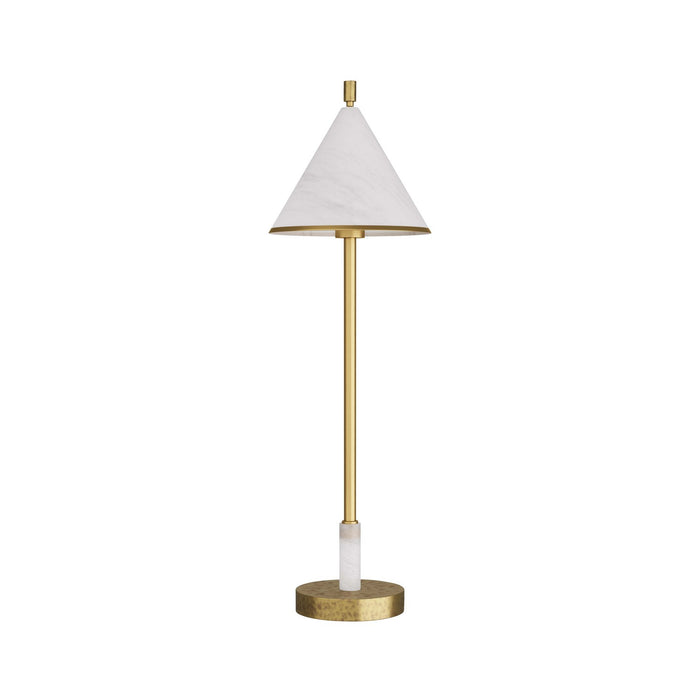 Arteriors PTC09 One Light Table Lamp, Antique Brass