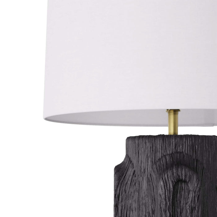 Arteriors PTC10-679 One Light Table Lamp, Ebony