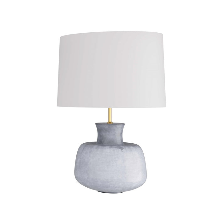 Arteriors PTE01-SH006 One Light Table Lamp, Frosted Blue Reactive