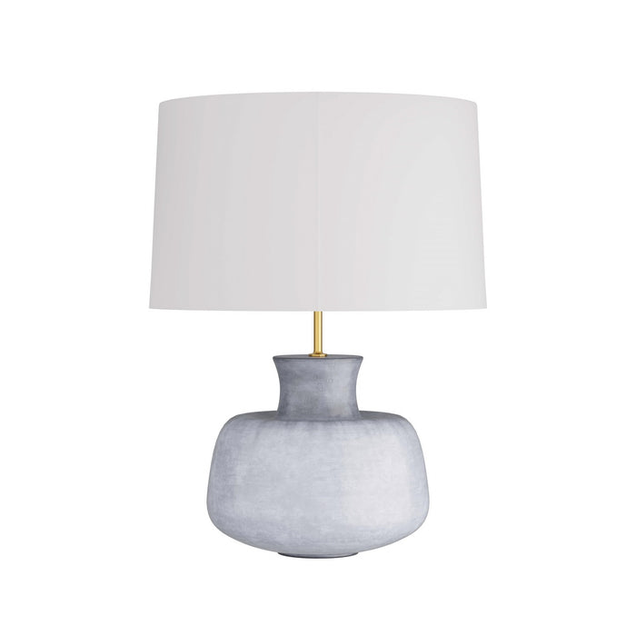 Arteriors PTE01-SH006 One Light Table Lamp, Frosted Blue Reactive