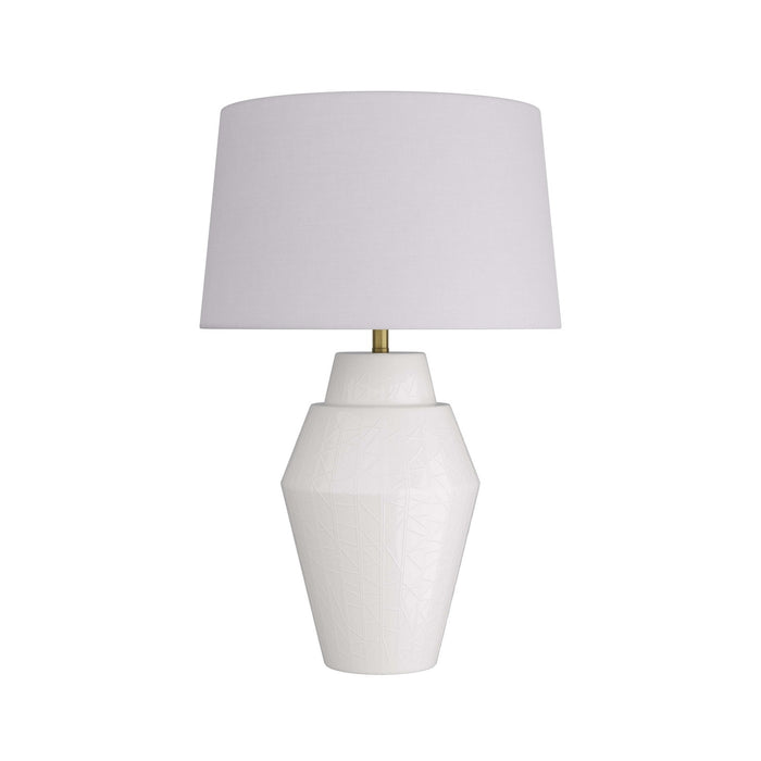 Arteriors PTE04-SH014 One Light Table Lamp, White