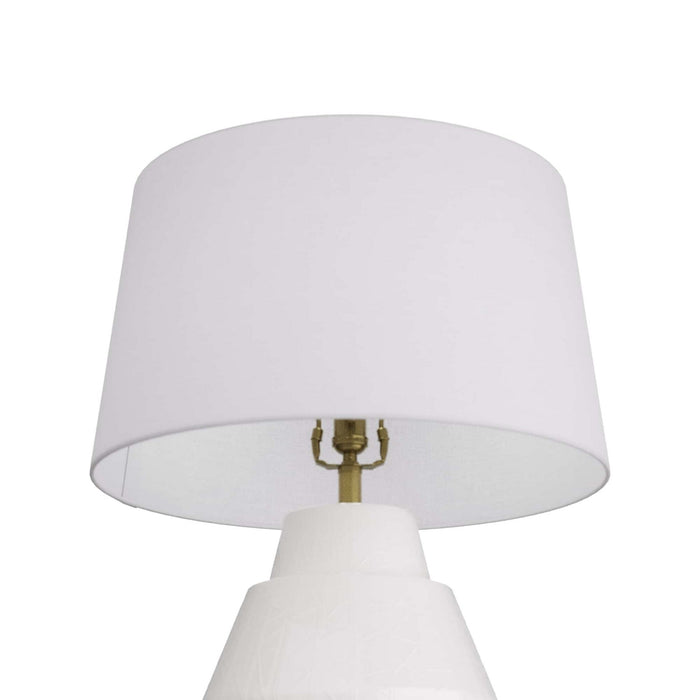 Arteriors PTE04-SH014 One Light Table Lamp, White