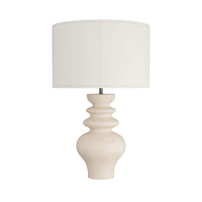 Arteriors PTE06-SH013 One Light Table Lamp, Matte Ivory