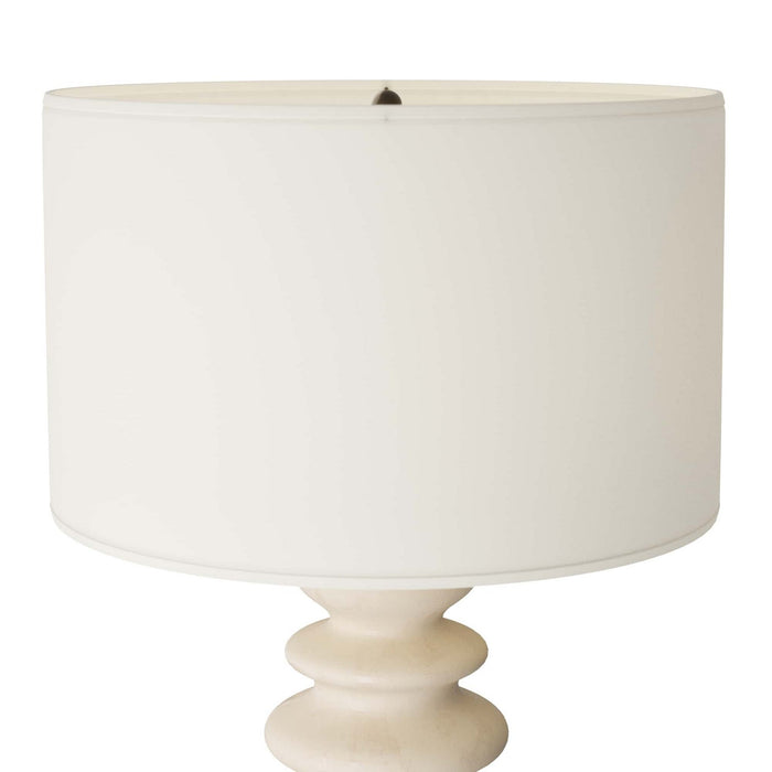 Arteriors PTE06-SH013 One Light Table Lamp, Matte Ivory
