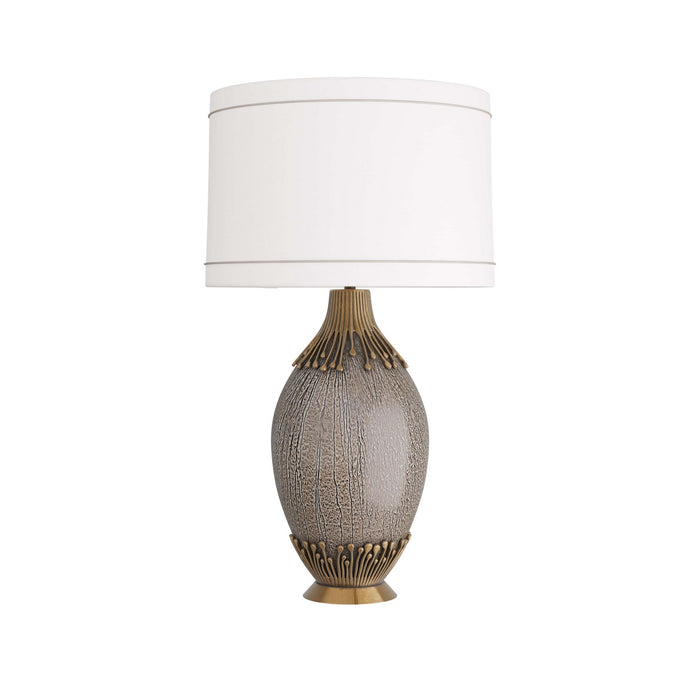 Arteriors PTI04-SH005 One Light Table Lamp, Ash Reactive