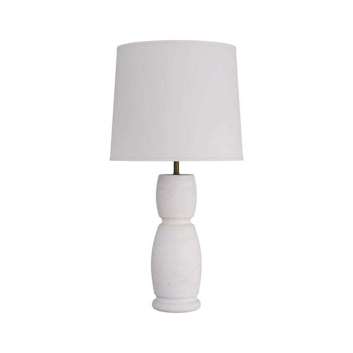 Arteriors PTS03-SH011 One Light Table Lamp, Ivory