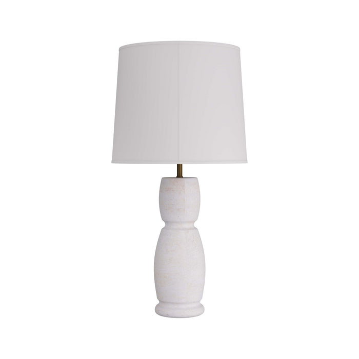 Arteriors PTS03-SH011 One Light Table Lamp, Ivory
