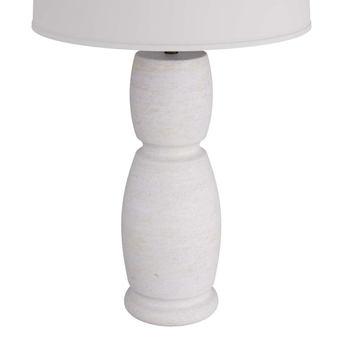 Arteriors PTS03-SH011 One Light Table Lamp, Ivory