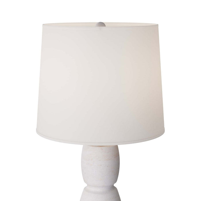 Arteriors PTS03-SH011 One Light Table Lamp, Ivory