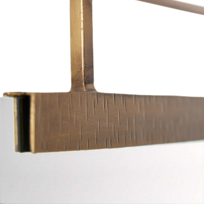 Arteriors WMI03 Mirror, Antique Brass