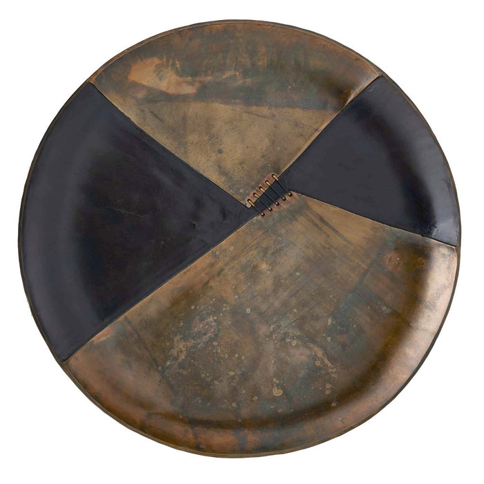 Arteriors WPI01 Wall Plaque, Antique Brass