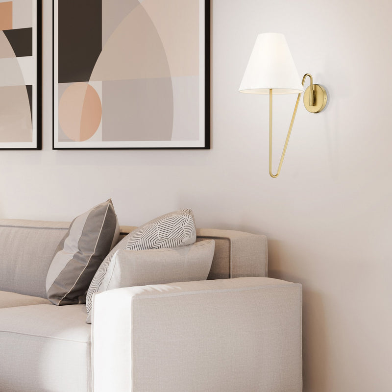 Golden 3690-A1W BCB-IL One Light Wall Sconce, Brushed Champagne Bronze
