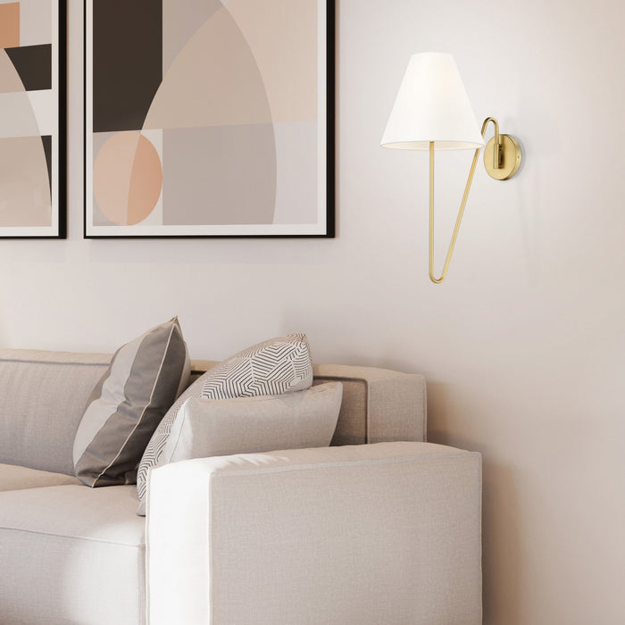 Golden 3690-A1W BCB-IL One Light Wall Sconce, Brushed Champagne Bronze