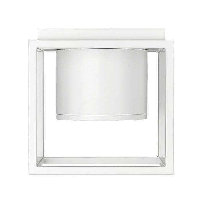 Golden 9092-FM7 WHT-WHT LED Flush Mount, Matte White
