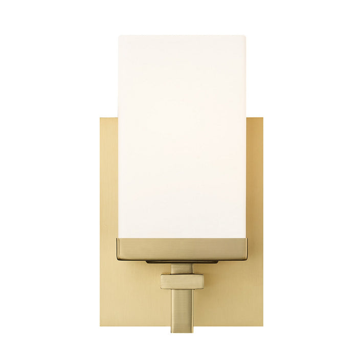 Golden DDDD-BA1 BCB-OP One Light Wall Sconce, Brushed Champagne Bronze