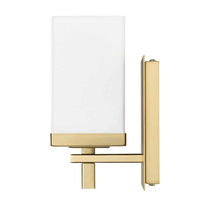 Golden DDDD-BA1 BCB-OP One Light Wall Sconce, Brushed Champagne Bronze