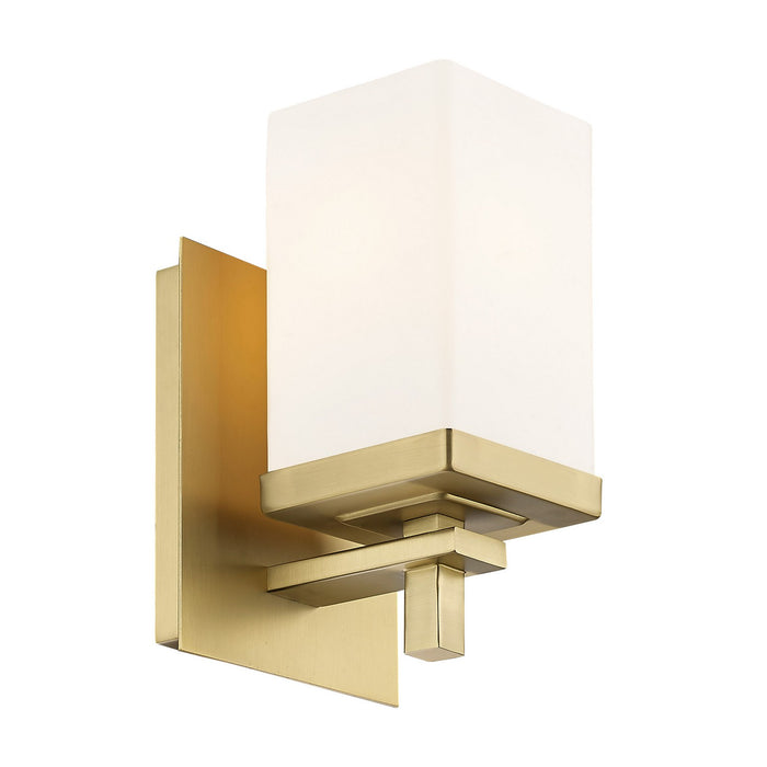 Golden DDDD-BA1 BCB-OP One Light Wall Sconce, Brushed Champagne Bronze