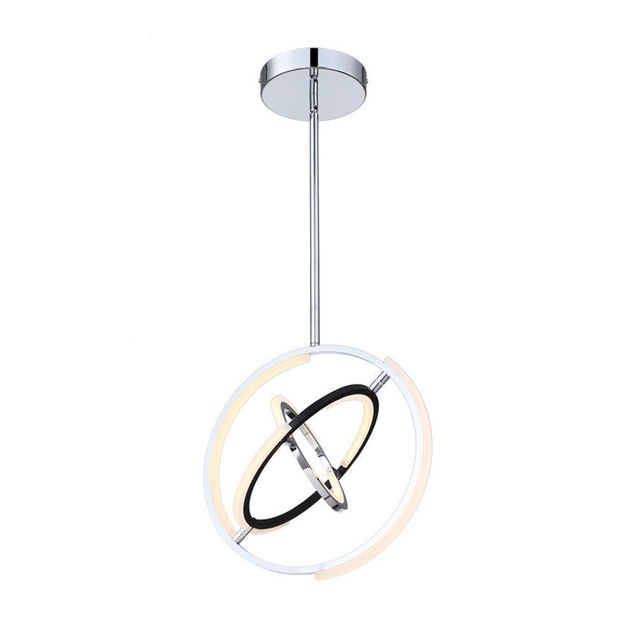 Artcraft AC6740PN LED Pendant, Polished Nickel
