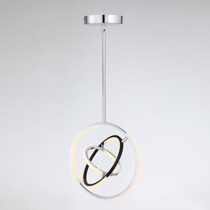 Artcraft AC6740PN LED Pendant, Polished Nickel