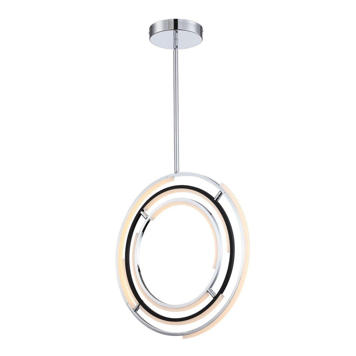 Artcraft AC6741PN LED Pendant, Polished Nickel