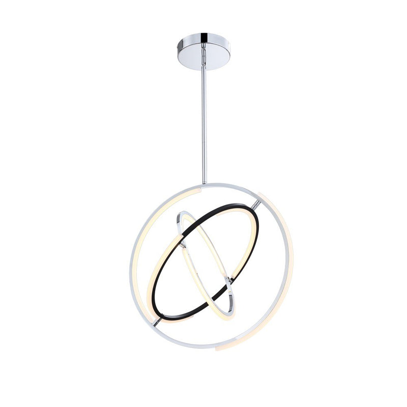 Artcraft AC6741PN LED Pendant, Polished Nickel