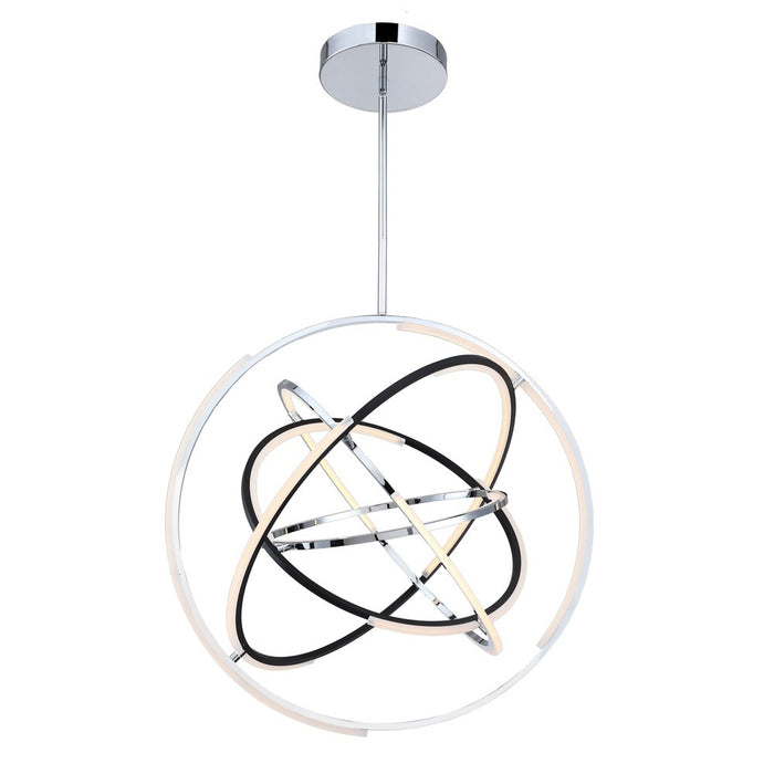 Artcraft AC6746PN LED Pendant, Polished Nickel