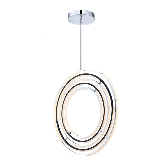 Artcraft AC6746PN LED Pendant, Polished Nickel