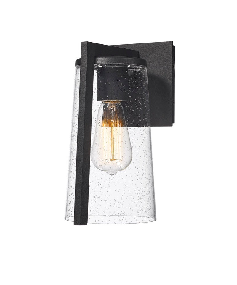 Artcraft AC8820BK One Light Outdoor Wall Sconce, Black