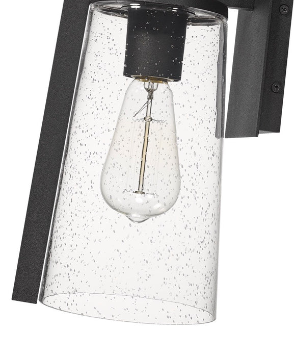 Artcraft AC8820BK One Light Outdoor Wall Sconce, Black