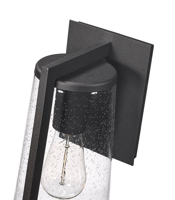 Artcraft AC8821BK One Light Outdoor Wall Sconce, Black