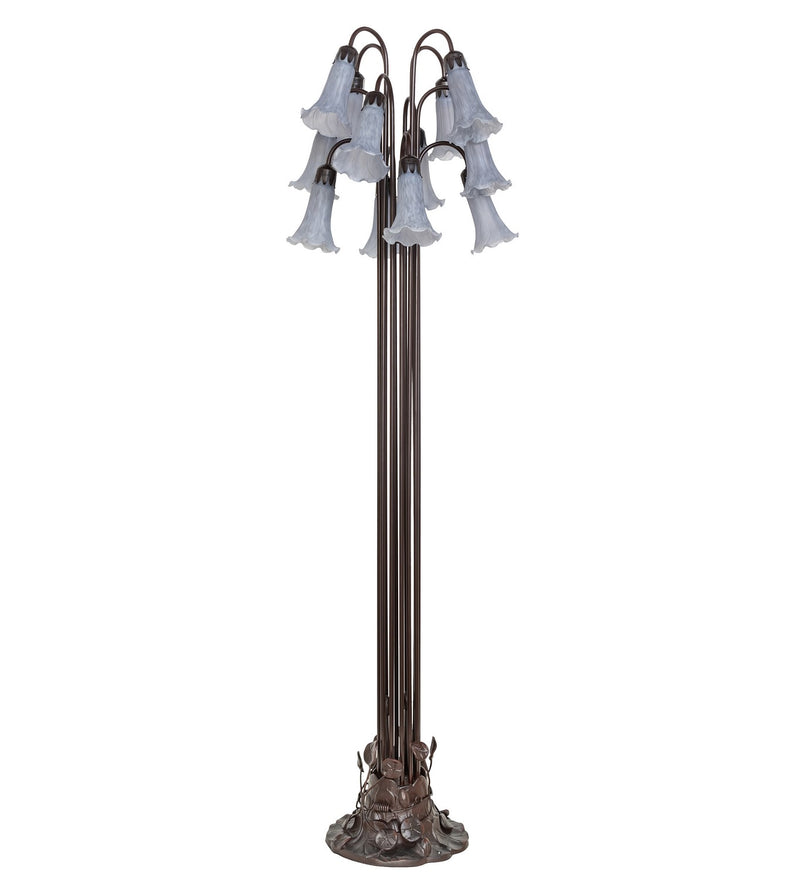 Meyda Tiffany 251696 12 Light Floor Lamp, Mahogany Bronze