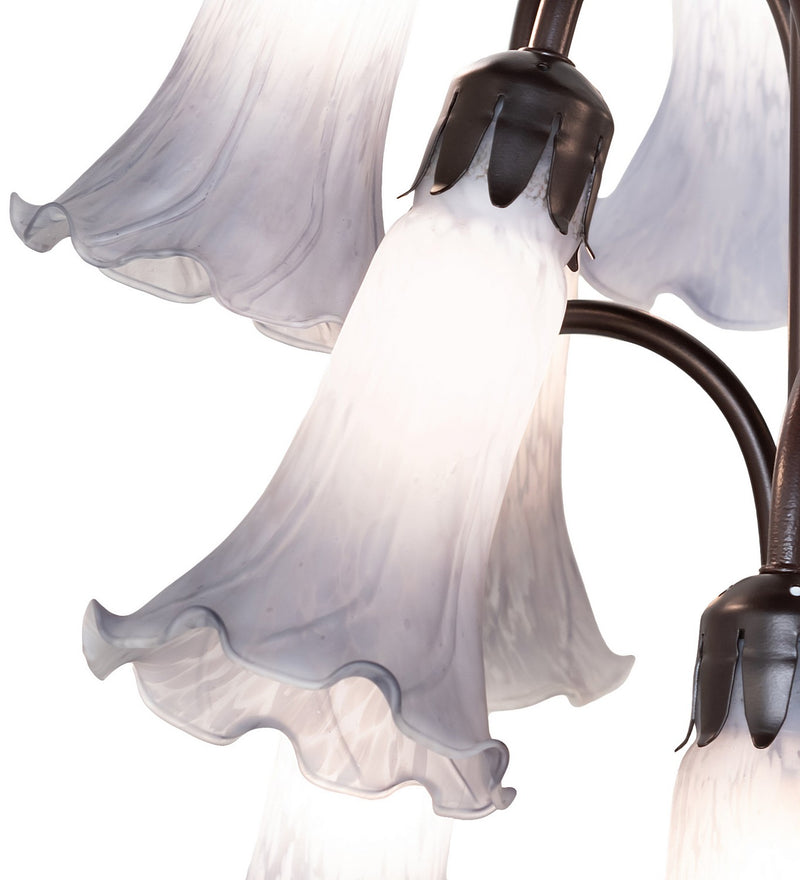 Meyda Tiffany 251696 12 Light Floor Lamp, Mahogany Bronze