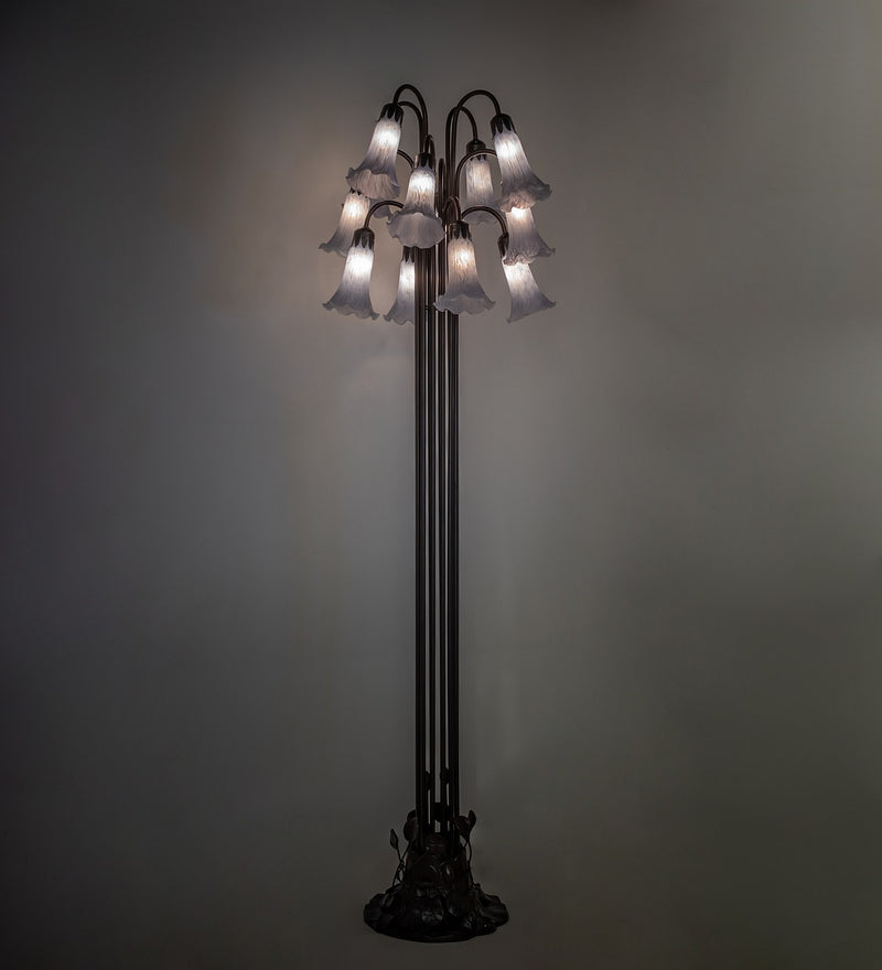 Meyda Tiffany 251696 12 Light Floor Lamp, Mahogany Bronze
