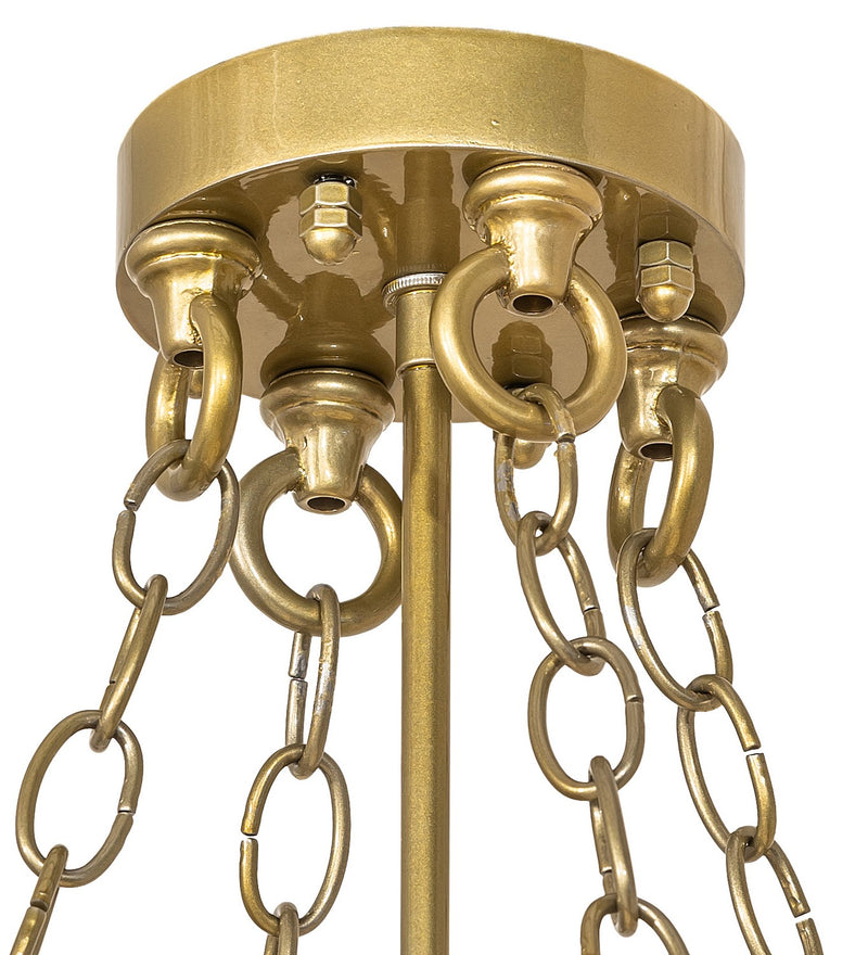 Meyda Tiffany 258068 LED Pendant, Buttered Brass