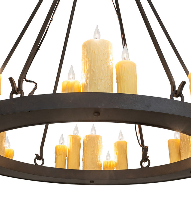 Meyda Tiffany 260328 24 Light Chandelier, Chestnut