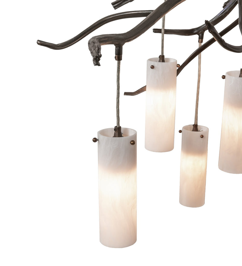 Meyda Tiffany 260682 LED Chandelier, Dark Burnished Antique Copper