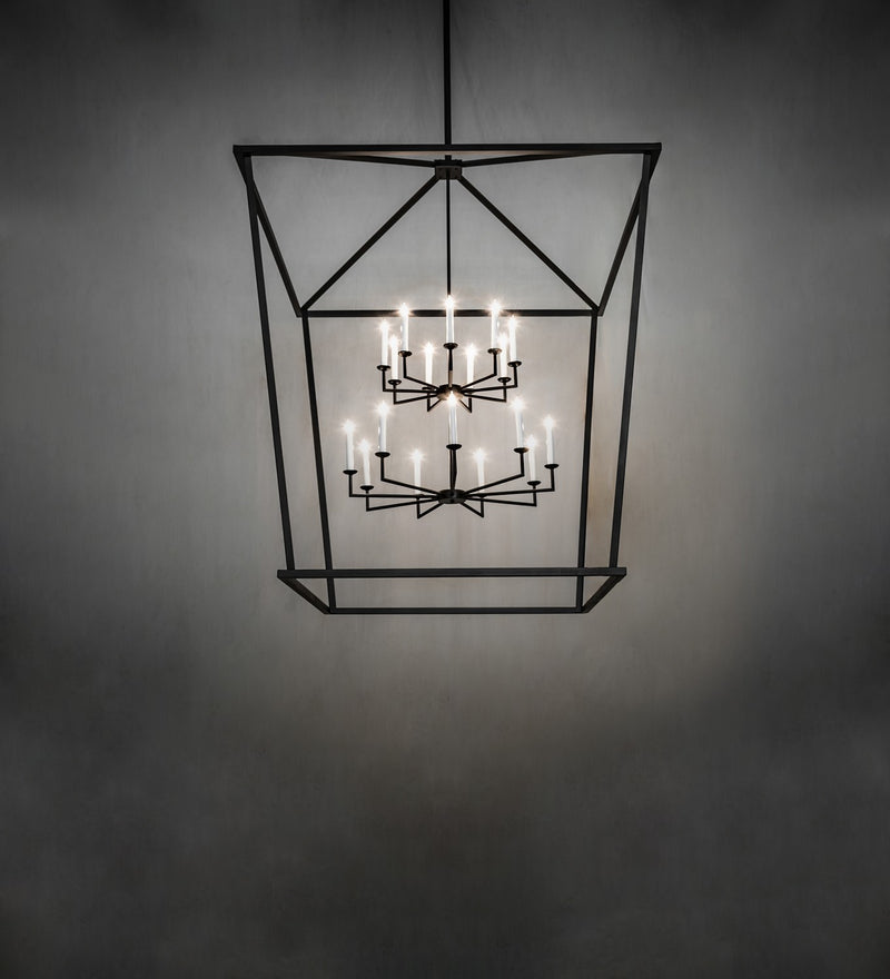 Meyda Tiffany 261239 18 Light Pendant, Textured Black