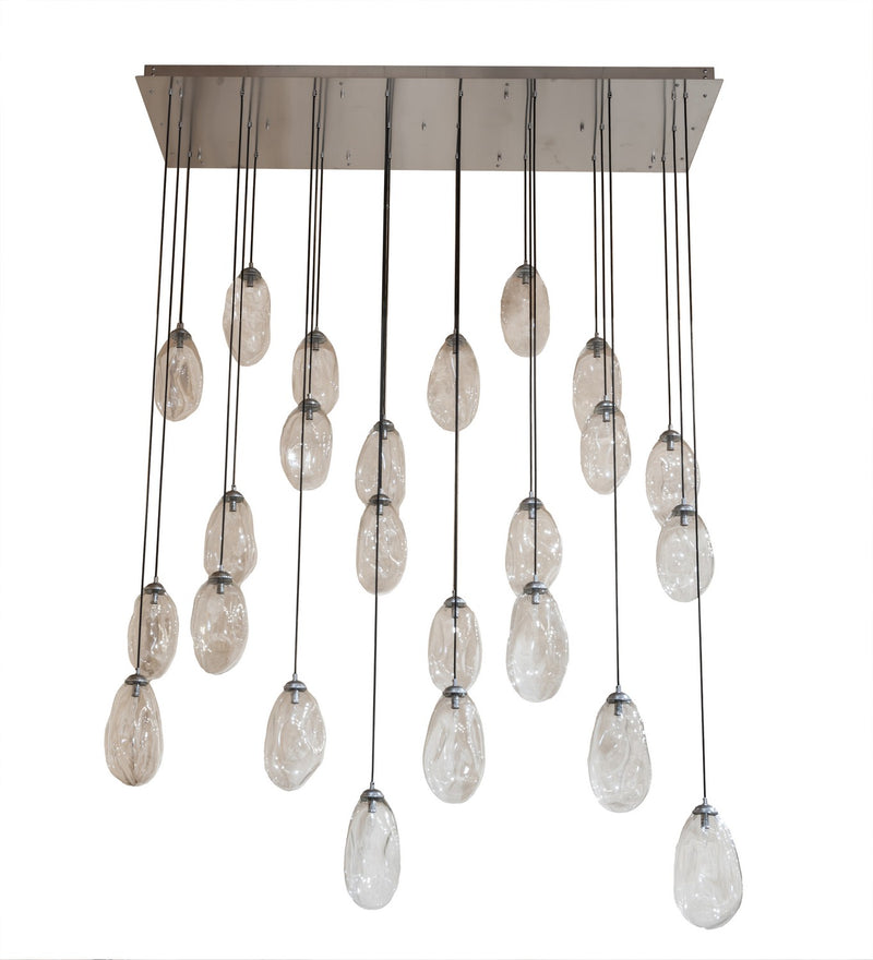 Meyda Tiffany 263357 LED Pendant, Brushed Stainless Steel