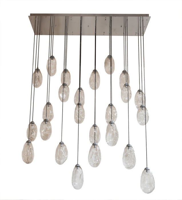 Meyda Tiffany 263357 LED Pendant, Brushed Stainless Steel