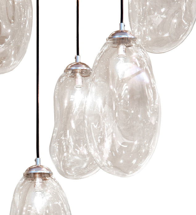 Meyda Tiffany 263357 LED Pendant, Brushed Stainless Steel
