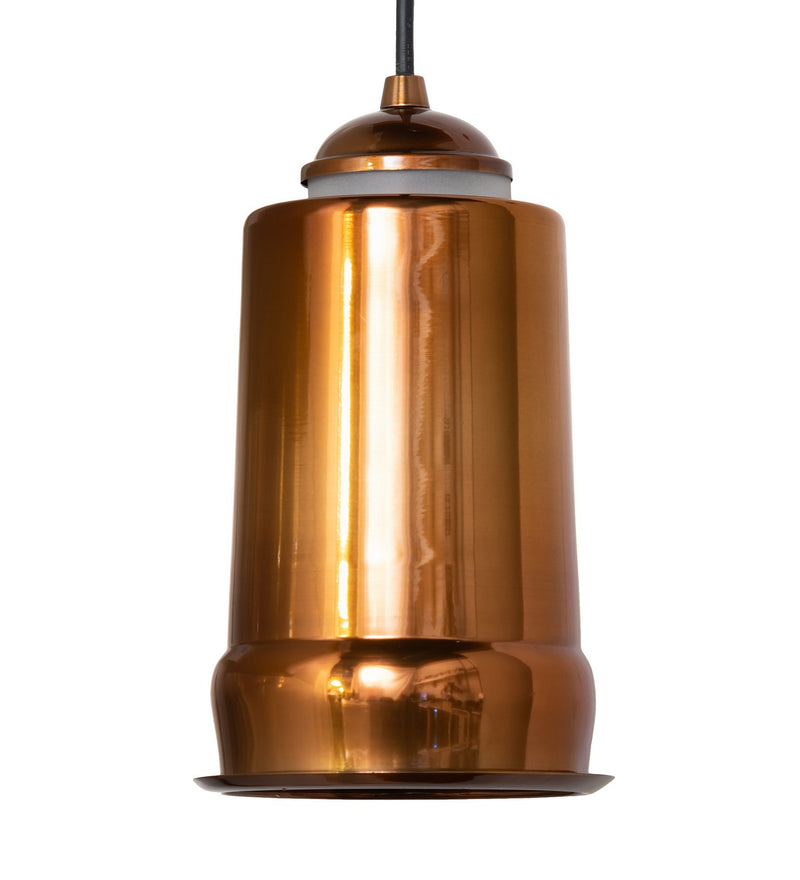 Meyda Tiffany 267168 One Light Mini Pendant, Transparent Copper